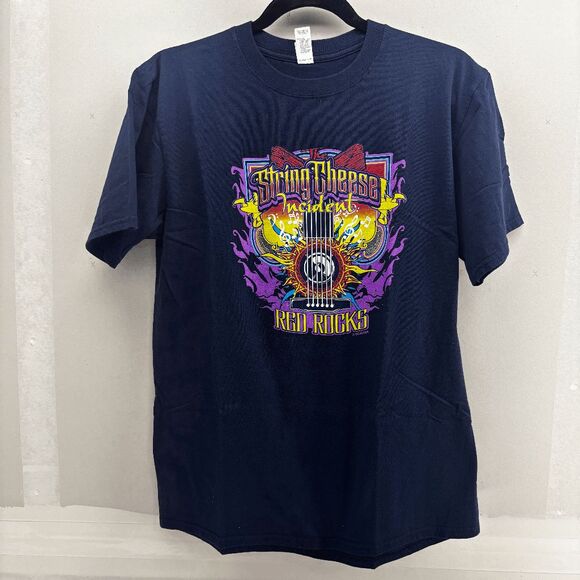 New The String Cheese Incident Red Rocks 2016 Medium Pycadellic Jam Band Navy - Picture 3 of 5